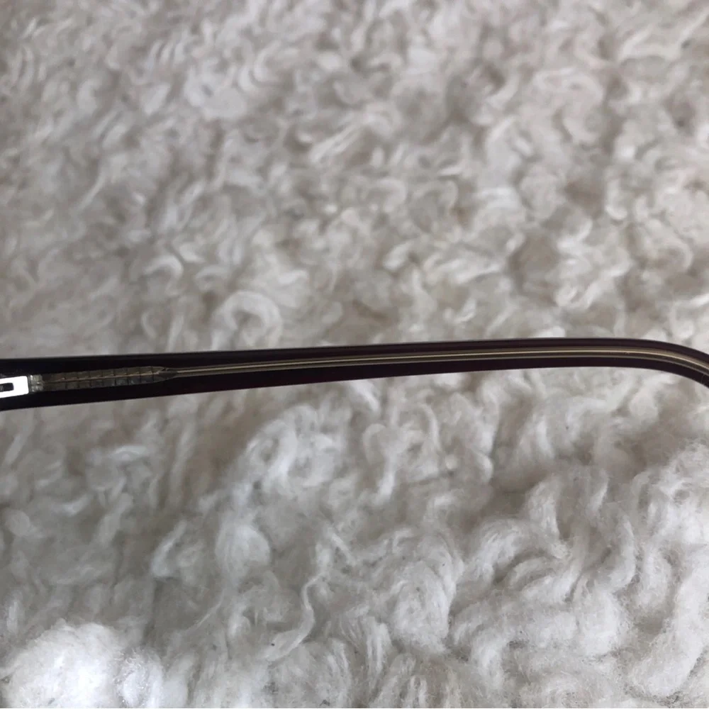 Brown Acetate Oval Eyeglasses Frames only WMFM5198 53-16-145 - Picture 5 of 8